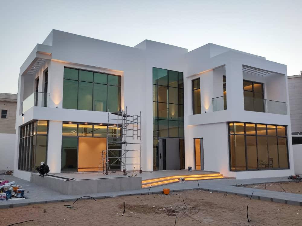 Finished modern villa